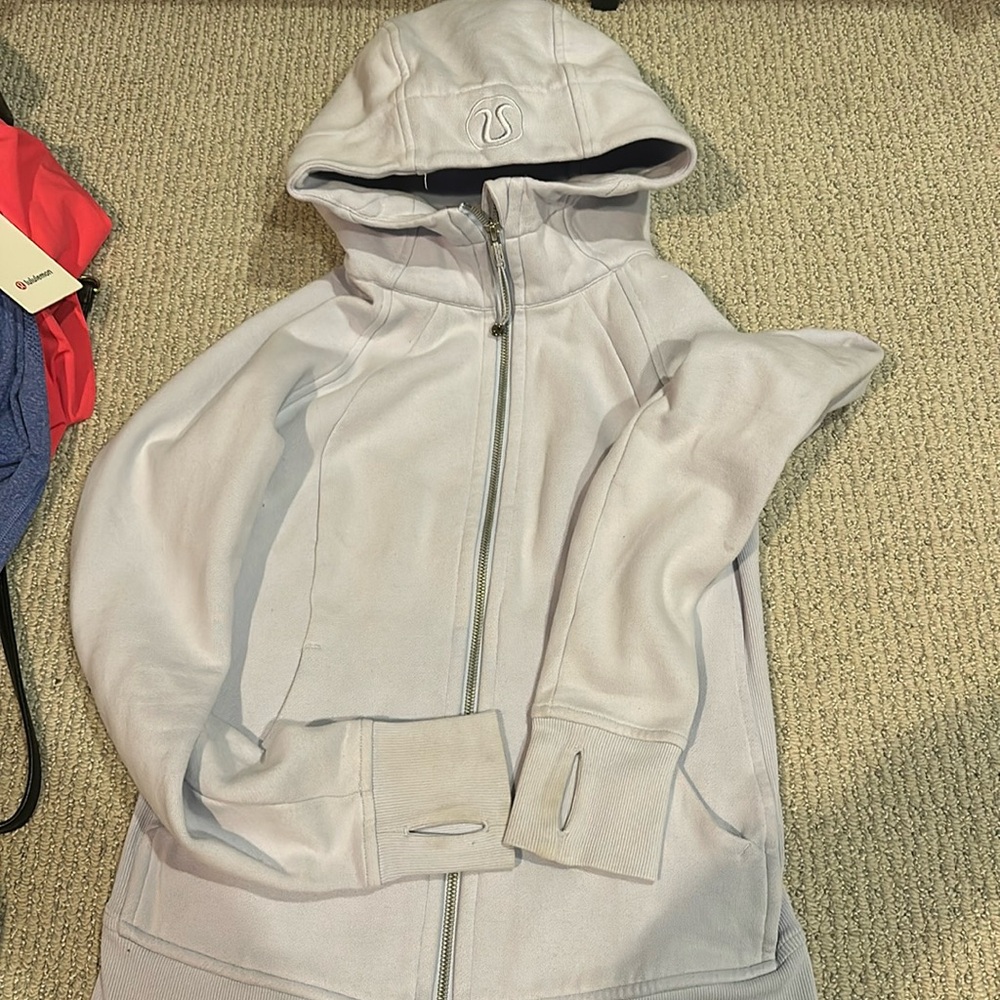 Lululemon full length scuba-light purple